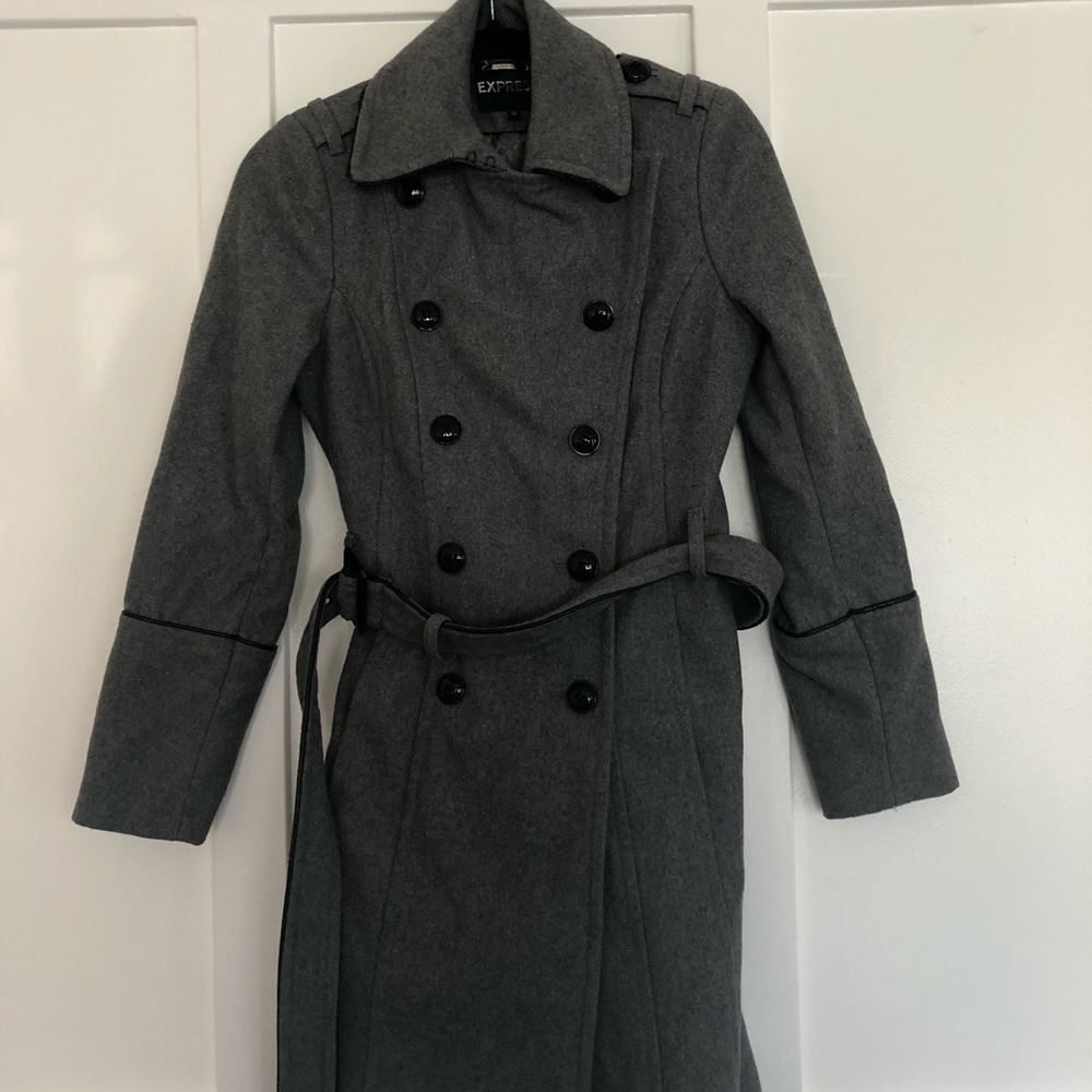 Express double breasted pea coat.
